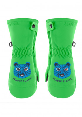 Children's thumb gloves Poivre Blanc W21-0973-BBBY Ski mittens fizz green